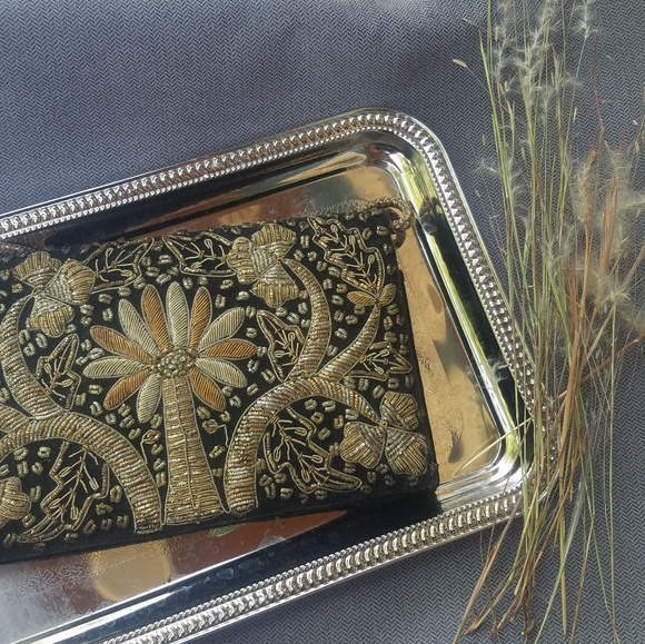 Handmade embroidered vintage bag - Picture 1 of 4